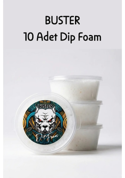 Buster Clean Cup Tattoo İğne Temizleme Süngeri- Kalıntı Bırakmayan Özel Sünger 10 Adet