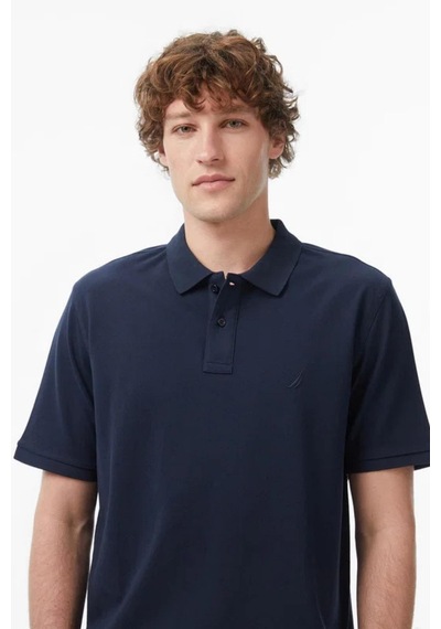 Nautica Erkek Lacivert Regular Fit Polo Yaka T-shirt-14611