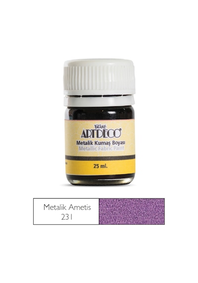 Artdeco Metalik Kumaş Boyası 231 Ametist