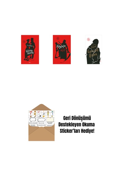 Vadideki Zambak Ciltli + Köylüler Ciltli + Goriot Baba + Okuma Sticker'ları