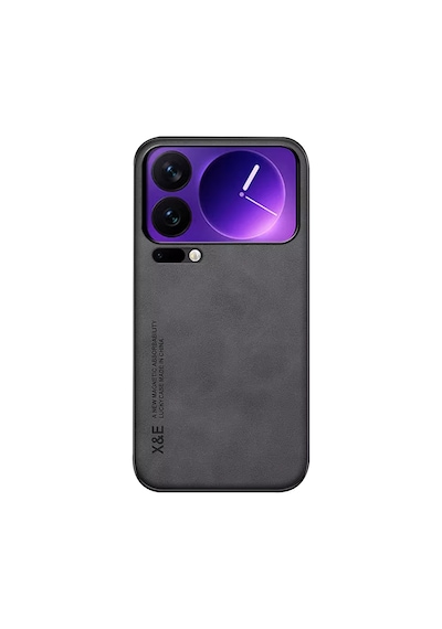 Microcase Xiaomi 17 Pro Deri Kaplama Kılıf Al4970 Siyah