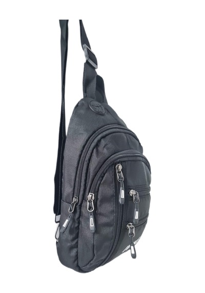 Anılbags Anıl Bags Keten Kumaş Siyah Ve Usb Çıkışlı, Askılı Çapraz Göğüs