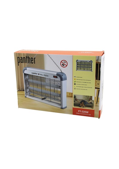 Dikdörtgen Model Sinek Öldürücü Cız Makine 2x10w Masa Üstü - Askı Halkalı Etki 40m 226x38x7cm V 5570