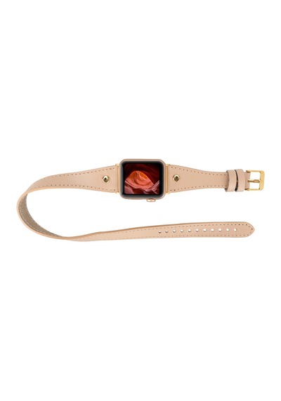 Apple Uyumlu Watch    Deri Kordon 42-44-45mm Slim Dt Gt Nu1