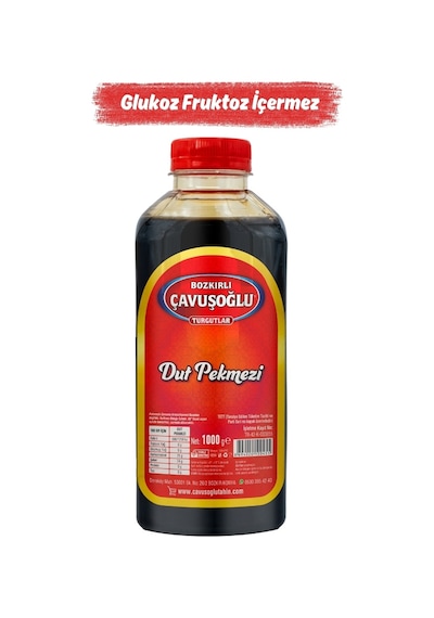 Bozkırlı Çavuşoğlu Dut Pekmezi 1 KG