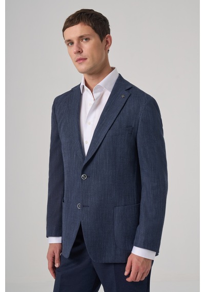 Morven Erkek Marine Poliviskon Trend Desenli Dynamic Fit Mono Yaka Ceket 26ks002005210 Marine Morven Erkek Marine Poliviskon Trend Desenli Dynamic Fit Mono Yaka Ceket 26ks002005210 Marine