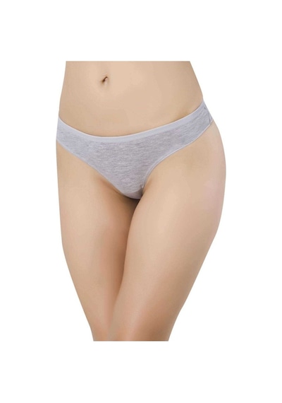 9 Adet Süper Eko Set Likralı Kadın Slip Külot Gri