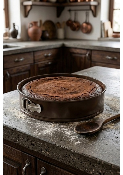 Cooker 28 Cm Kelepçeli Kek Kalıbı Ckr3565 Kahverengi