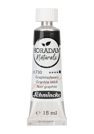 Horadam Aquarell Naturals Vegan Suluboya 15 Ml Tüp 730 Graphite Black Genel