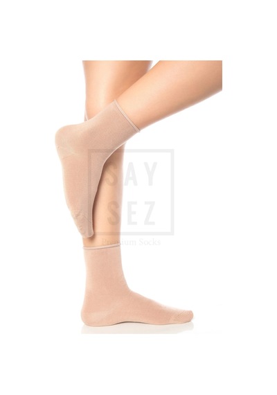 Saysez Bambu Kadın Lastiksiz Bej Soket Dikişsiz Premium Çorap Kutulu 6'lı / İz Bırakmaz / Sıkmayan Çorap Renkli Saysez Bambu Kadın Lastiksiz Bej Soket Dikişsiz Premium Çorap Kutulu 6'lı / İz Bırakmaz / Sıkmayan Çorap Renkli