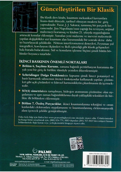 Modern Kuantum Mekaniği -Palme
