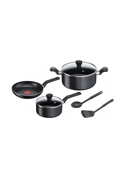 Tefal Super Cook 7 Parça Tencere Seti B459s784 TEFAL.158 Siyah