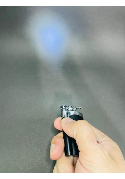 Hunter Metal Kasa Işıklı Pürmüzlü Çakmak
