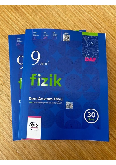 Eis 9. Sınıf Fizik Daf Ders Anlatım Föyleri 2025 Güncel Müfredat