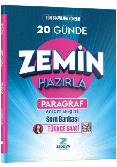Türkçe Saati 20 Günde Zemin Hazırla Paragraf Anlam Bilgisi Sor...
