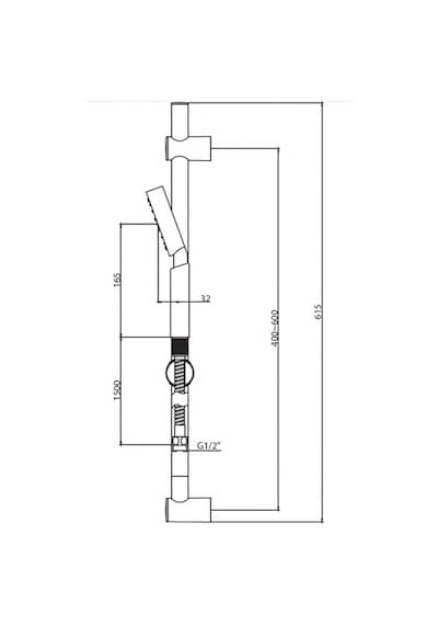 Nsk Basics 5 Fonksiyonlu Sürgülü El Duşu N2821002 Diğer