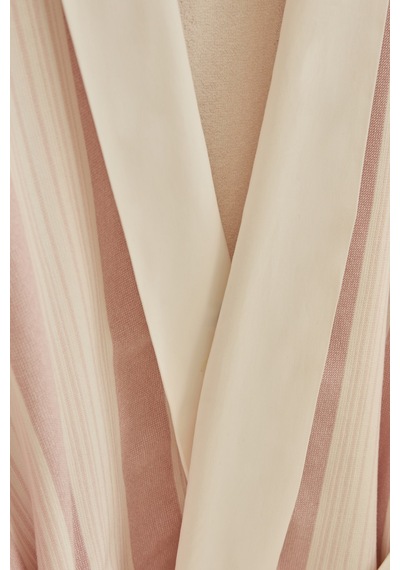 Kaşmir Home Helen Kimono Set Offwhite-rose S-m Pembe