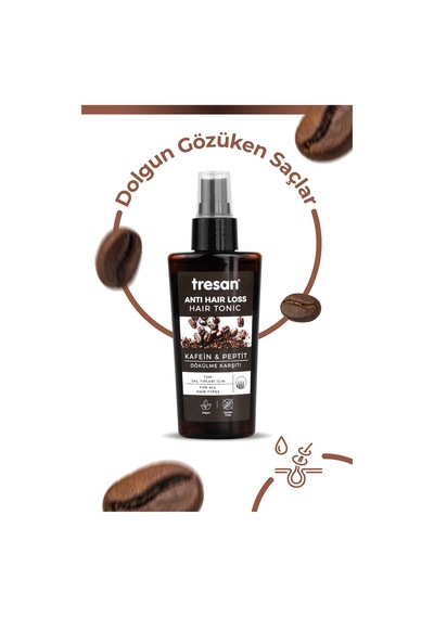 Tresan Kafein & Peptit Dökülme Karşıtı Saç Toniği 125 Ml