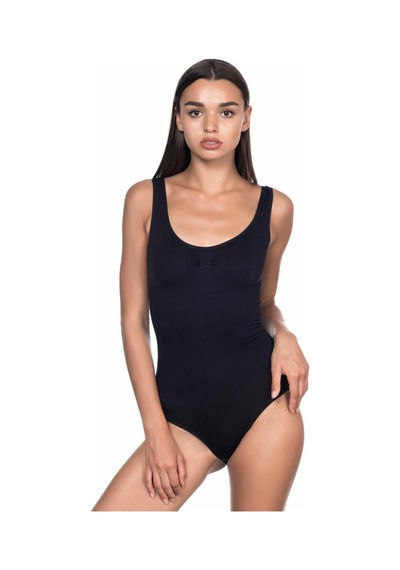 L'ombre Siyah Mı Emay 1924 Soft Kalın Askıllı Çıtçıtlı Body