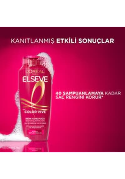Elseve L'oreal Paris Elseve Colorvive Renk Koruyucu Bakım Şampuanı 300 Ml
