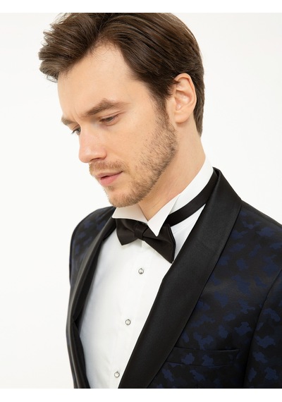 Cacharel Lacivert Ex. Slim Fit Ceket