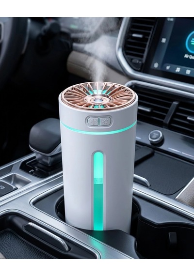 Araç İçi Hava Nemlendirici 5 Esans  Led Işıklı Usb Buhar Makinesi