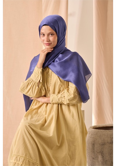 Silk Home Janjan Şal Tek Taraflı Funda Kendinden Çizgi Dokulu Parlak Yüzeyli 75x190 Çok Renkli
