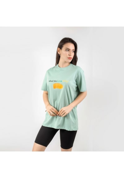 Gisele Kadın Yeşil T-Shirt Yeşil