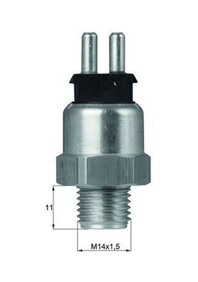 Mahle Tsw5 Hararet Müşiri 85 C - 80 C Mercedes W201 W123 W124 Çiftli Siyah A0125422517