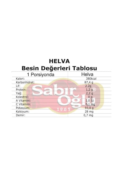 Belemir Fıstıklı Dilim Helva 2750 G