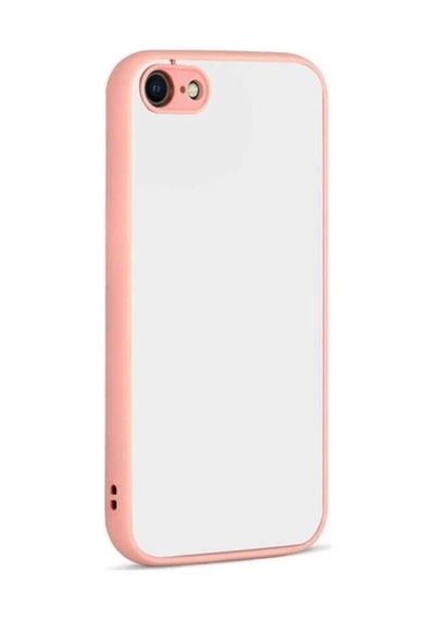 Apple Uyumlu iPhone 8 Kılıf Zore Hux Kapak Pembe