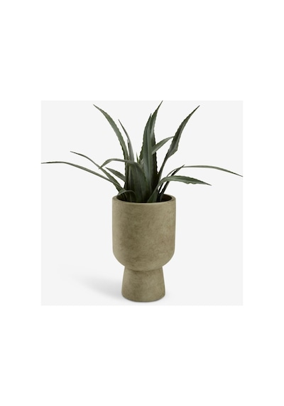 Saksı Solvılaro Ø25xy40cm Yeşil Bej