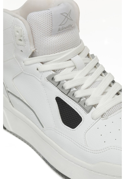 Kinetix Wıngton Pu Hı Beyaz Erkek High Sneaker Beyaz-grı