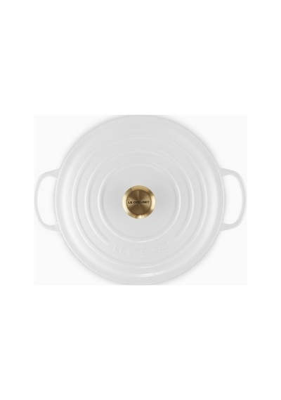 Le Creuset Yuvarlak Ikonik Lüks Döküm Tencere 28 Cm Beyaz