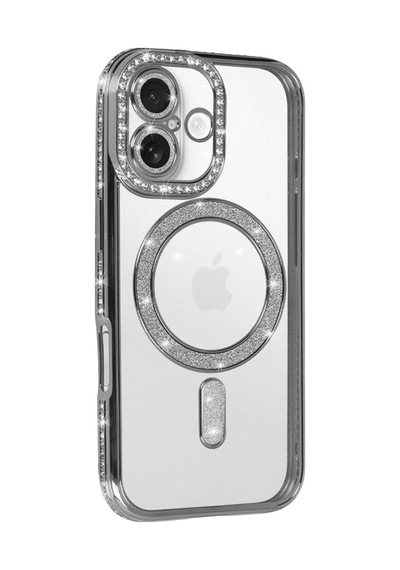 Apple iPhone  Uyumlu,  17 Joke Simli Magneticsafe Kılıf - Gümüş