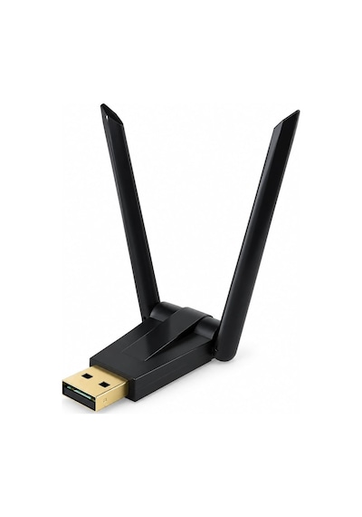 Trıo W136 300mbps Realtek Rtl8192eu Kablosuz Wifi Adaptör, Çift Antenli Usb Wireless Dongle, Pc Laptop Notebook İçin Usb Wifi Alıcı, Windows 10/11 Uyumlu Tak Çalıştır Kablosuz İnternet Adaptörü
