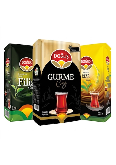 Doğuş 3'lü Avantaj Paketi Filiz 1kg, Gurme 1kg, Rize Geleneksel 1kg