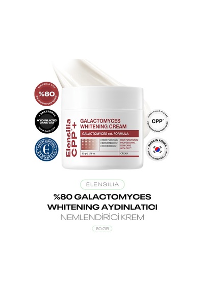 %80 Galactomyces İçeren Probiyotik Ve Matrixyl 3000 Ve Egf Destekli Aydınlatıcı Yüz Kremi Cpp Galactomyces Whitening Cream