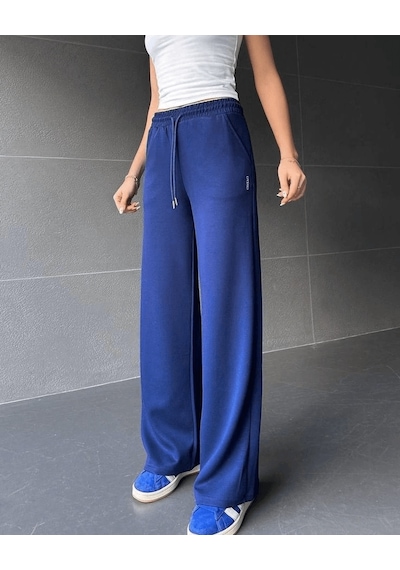 Ozer&Hermin Palazzo Pantolon - Mavi / Xl Mavi