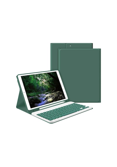 Samsung Galaxy Uyumlu Tab S9 Fe Plus/s10 Plus/s9 Plus Kılıf Kablosuz Klavyeli Case Mobax Türkçe X610-16-810-18 X820 Kılıf