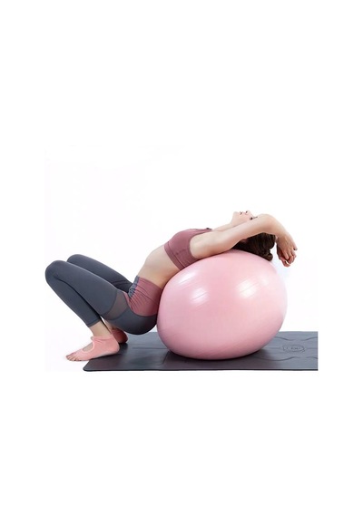 Büyük Boy Pilates Topu 65 CM Plates Topu + Pompa Mavi