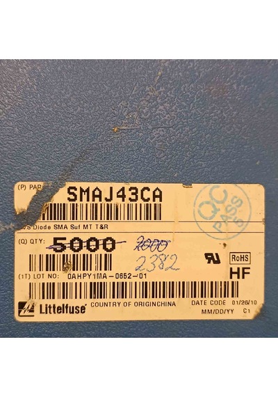Smaj43ca 43v Littelfuse Diyot 100 Adet