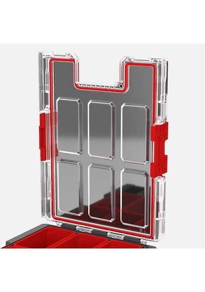 Qbrick System One Organizer M Plus 2.0 4 L Organizer, 5 Kovalı, Siyah