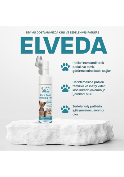 Kedi Köpek Pati Temizleme Köpüğü Pati Yıkama Jeli Hijyen Bakım Spreyi Nano Series