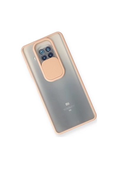 Newface Xiaomi Mi 10t Lite Kılıf Palm Buzlu Kamera Sürgülü Silikon - Pembe
