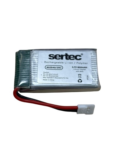 Sertec Drone Pil 902540 Lityum 3.7v 800mah Polimer Pil