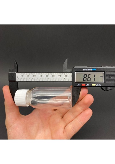 50 Cc Sert Plastik Şişe - Beyaz Kapaklı- 50ml Kapaklı Pet Şişe-