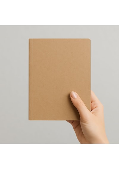 Amerikan Ciltli, A5 Noktalı Not Defter, 64 Yaprak, 90 Gr. Ivory Kağıt, Ofis İçin İdeal, Plan K