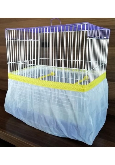 Bird Life Kuş Kafes Tülü 50 x 35 x 25 CM Sarı