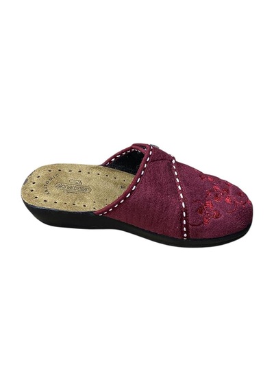 Akınalbellaa Kadın Dolgu Topuk Ev Terliği Bordo - 812270578 Bordo